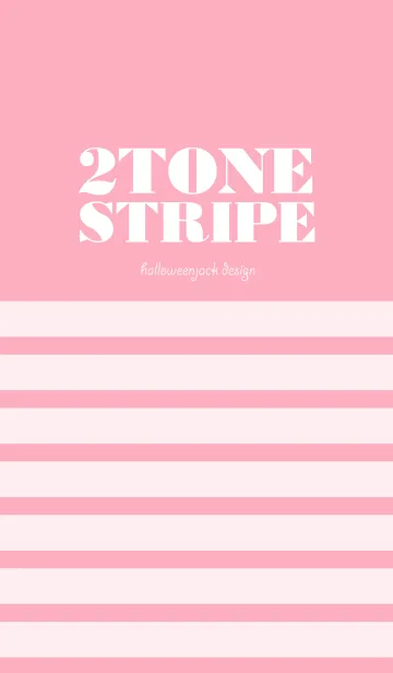大人の 2 TONE STRIPE - Rose Pinkの着せ替えメイン画像