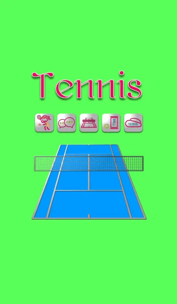 [LINE着せ替え] テニスガールの画像1