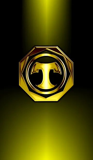 華麗なる金「T」（yellow）の着せ替えメイン画像