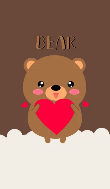 [LINE着せ替え] Bear In love Theme (jp)の画像1