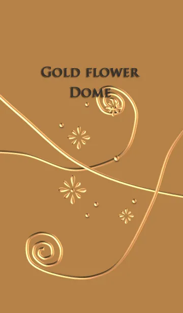 [LINE着せ替え] 金色の花(ドーム)の画像1