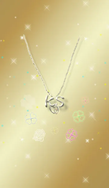 [LINE着せ替え] イニシャル K＆S(運気を上げる着せ替え)の画像1