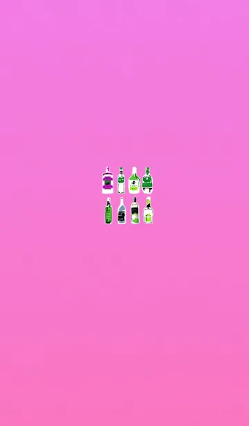 [LINE着せ替え] 可愛いおしゃれなビンホワイトレッドの画像1