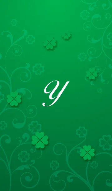 [LINE着せ替え] 大人のクローバー [Y]の画像1