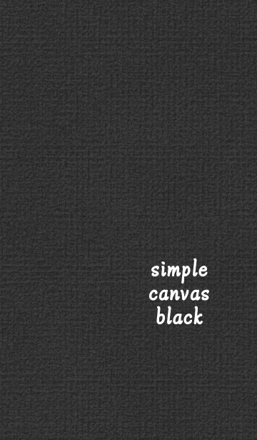 [LINE着せ替え] canvas 03 大人ブラックの画像1
