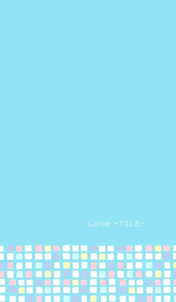 [LINE着せ替え] Color -TILE- 23の画像1