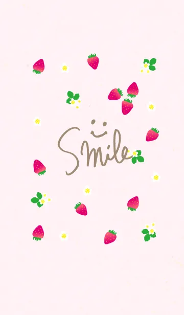 [LINE着せ替え] いちご-スマイル16-の画像1