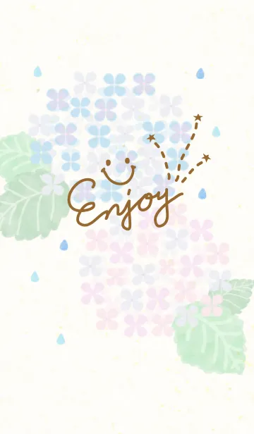 [LINE着せ替え] あじさい-スマイル21-の画像1