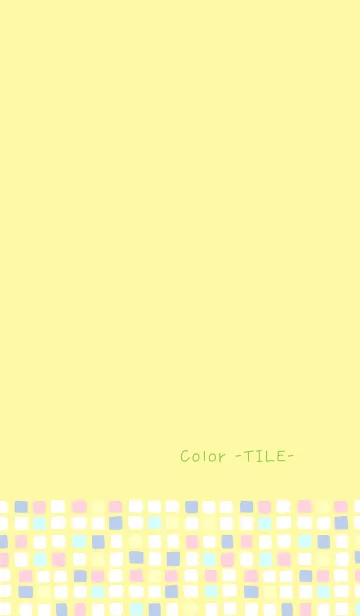 [LINE着せ替え] Color -TILE- 24の画像1