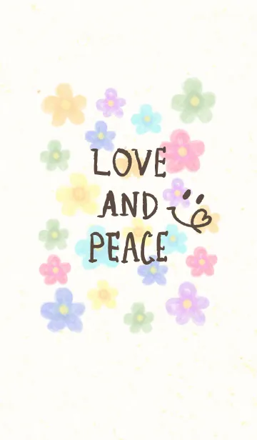 [LINE着せ替え] 大人水彩お花4-スマイル8-の画像1