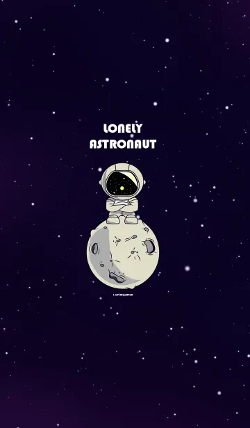 [LINE着せ替え] LONELY ASTRONAUTの画像1