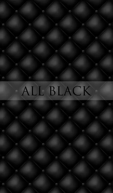 [LINE着せ替え] 大人のキルティング - ALL BLACK -の画像1