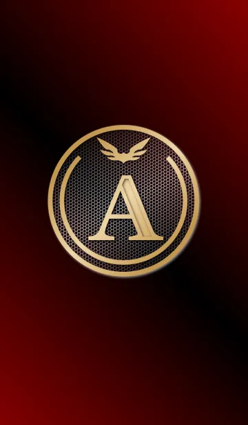 [LINE着せ替え] 開運 Initials 7 "A"(j)の画像1