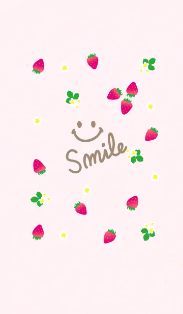 [LINE着せ替え] いちご-スマイル7-の画像1