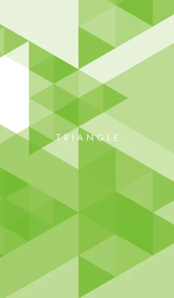 [LINE着せ替え] triangle greenの画像1
