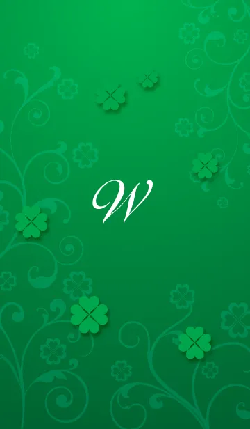 [LINE着せ替え] 大人のクローバー [W]の画像1