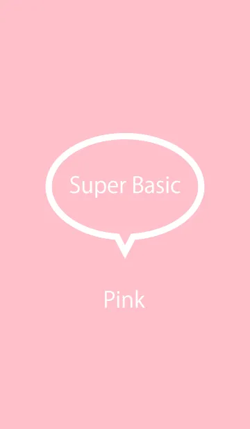 [LINE着せ替え] Super Basic Pinkの画像1
