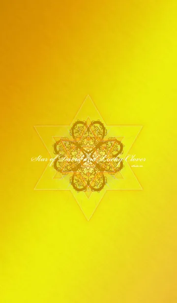 [LINE着せ替え] 着替えを変えただけで幸運になる六芒星四葉の画像1