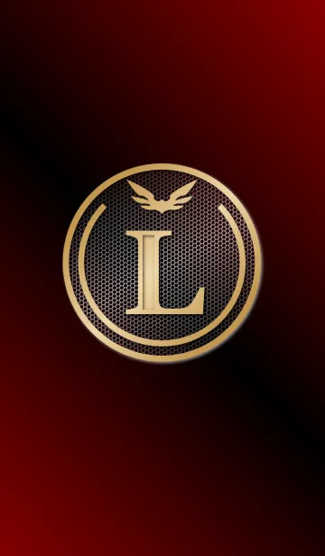 [LINE着せ替え] 開運 Initials 7 "L"(j)の画像1