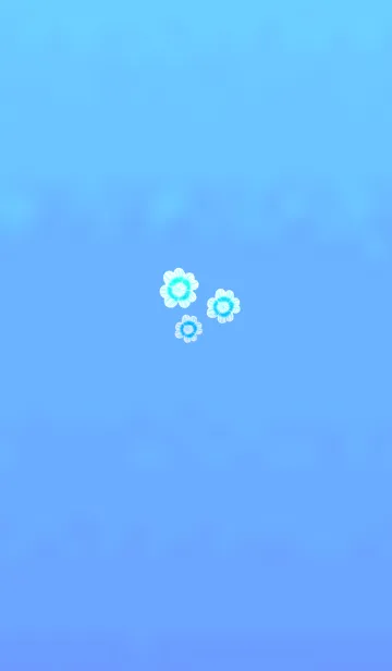 [LINE着せ替え] 全体の運気を上げるクローバーブルーの画像1