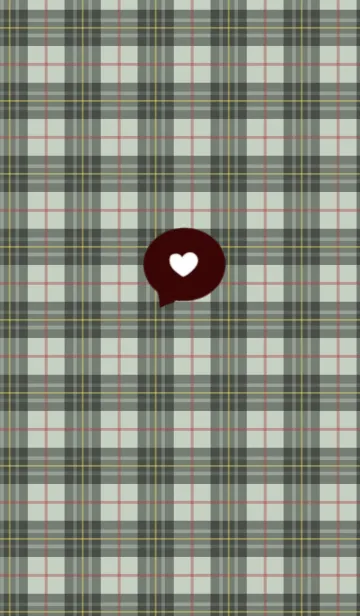 [LINE着せ替え] 大人チェックとシンプル。の画像1