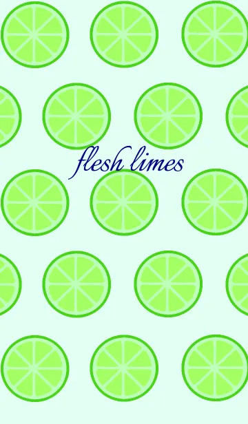 [LINE着せ替え] flesh limesの画像1