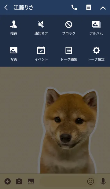 [LINE着せ替え] しばいぬハナコ【柴犬写真*a10】の画像4