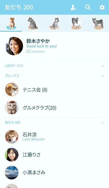 [LINE着せ替え] しばいぬハナコ【柴犬写真*a13】の画像2