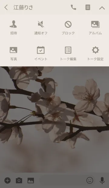 [LINE着せ替え] 癒しの効果 ～Simple Cherry blossoms.～ 2の画像4