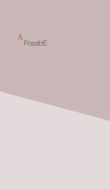 [LINE着せ替え] ＆ ポッシブル . <おとなクオリティー>の画像1