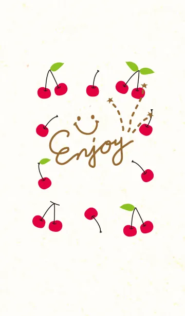 [LINE着せ替え] さくらんぼ-スマイル21-の画像1