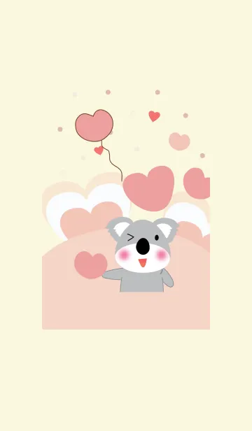 [LINE着せ替え] Cute Koala theme v.6 (JP)の画像1