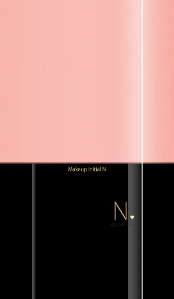 [LINE着せ替え] メークアップ イニシャル N オトナの画像1