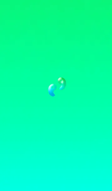 [LINE着せ替え] 勾玉ライトブルーグリーンの画像1