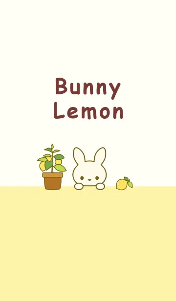 [LINE着せ替え] Bunny Lemon -ウサギとレモン-の画像1