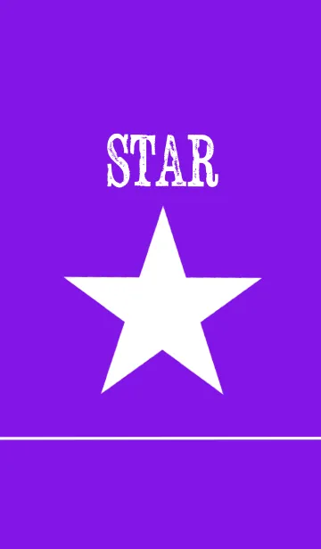 [LINE着せ替え] -STAR purple ver.-の画像1