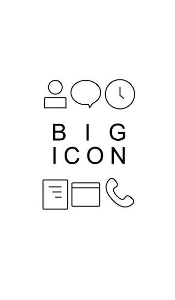 [LINE着せ替え] 大きいアイコンのきせかえの画像1