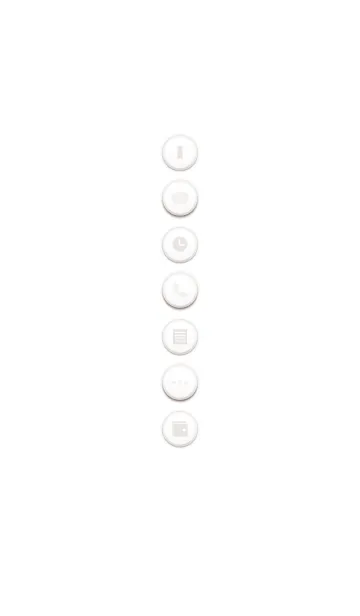 BUTTON - WHITE -の着せ替えメイン画像