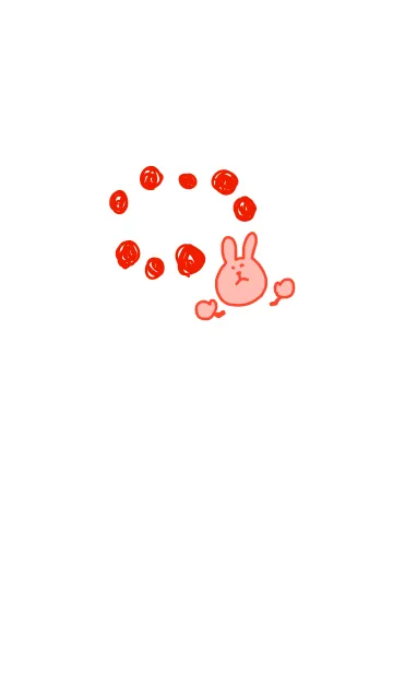 [LINE着せ替え] うさぎ ＆ くまの画像1