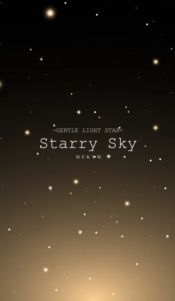 [LINE着せ替え] Starry Sky GENTLE LIGHT STARの画像1