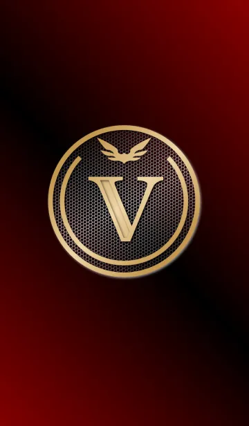 [LINE着せ替え] 開運 Initials 7 "V"(j)の画像1