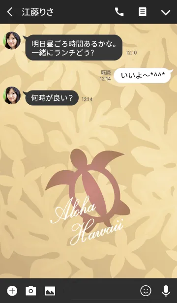[LINE着せ替え] Aroha Island 23の画像3