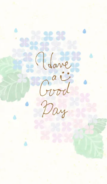 [LINE着せ替え] あじさい-スマイル24-の画像1