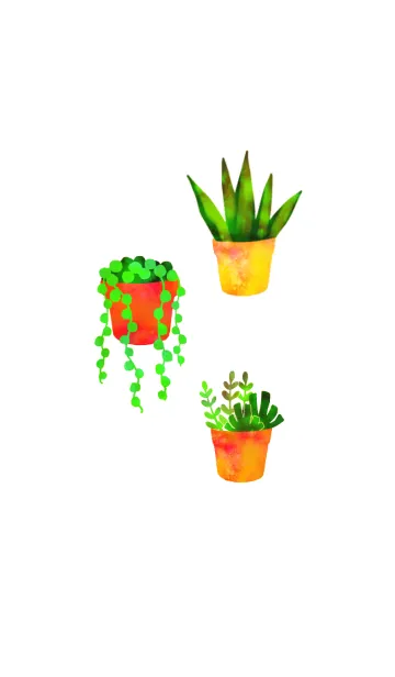 [LINE着せ替え] オトナかわいい 観葉植物の画像1