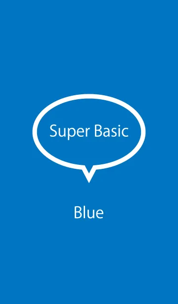 [LINE着せ替え] Super Basic Blueの画像1
