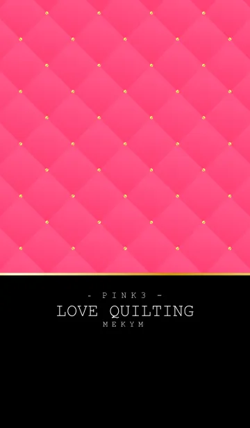 [LINE着せ替え] LOVE QUILTING -PINK 3-の画像1