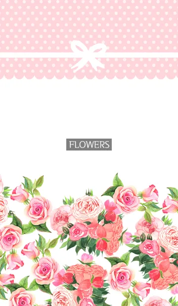 [LINE着せ替え] water color flowers_558の画像1
