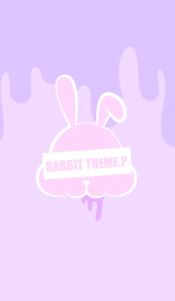 [LINE着せ替え] DARK RABBIT.PURPLE＆YUMEKAWAの画像1