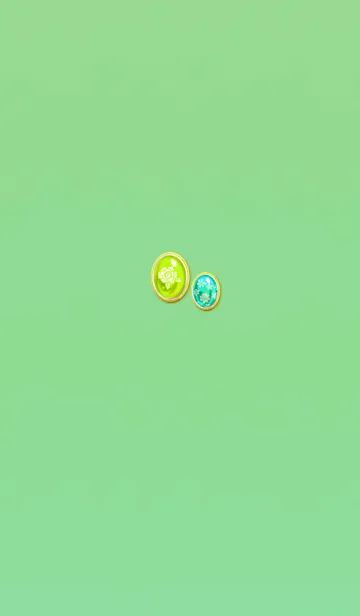 [LINE着せ替え] 大人のブローチライトグリーンの画像1