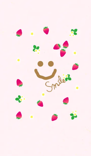 [LINE着せ替え] いちご-スマイル-の画像1